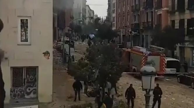 explozie puternica in madrid cel putin doi morti si opt raniti