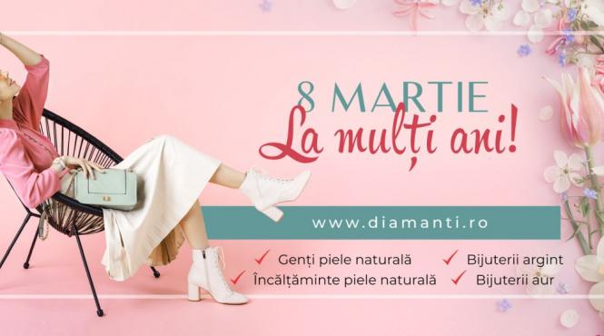 p la multi ani cu ocazia zilei internationale a femeii va ureaza cu drag diamanti ro