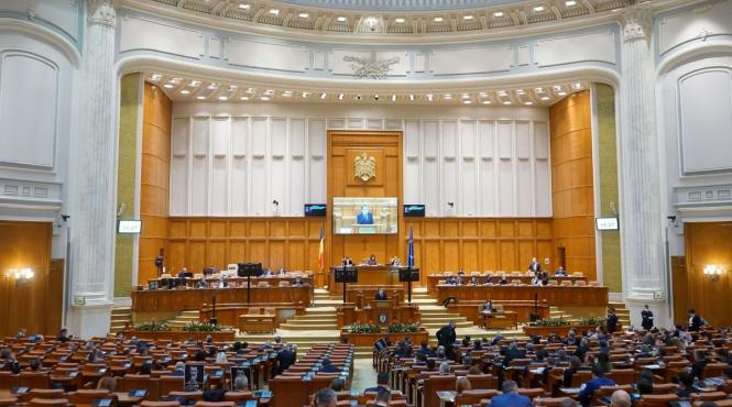video camera deputatilor dezbate si voteaza proiectul de lege privind desfiintarea siij