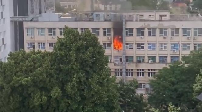 incendiu la spitalul clinic de urgenta pentru copii sfanta maria din iasi