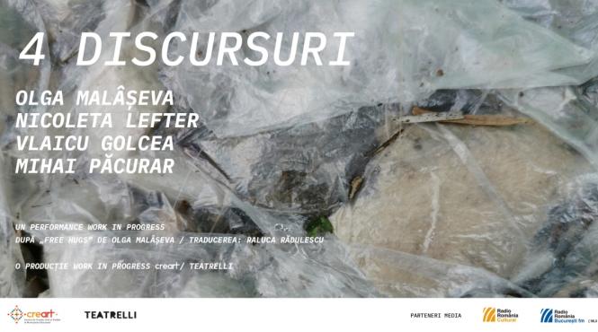 4 discursuri un nou performance de exceptie care sondeaza efectele perioadei de pandemie are premiera la teatrelli