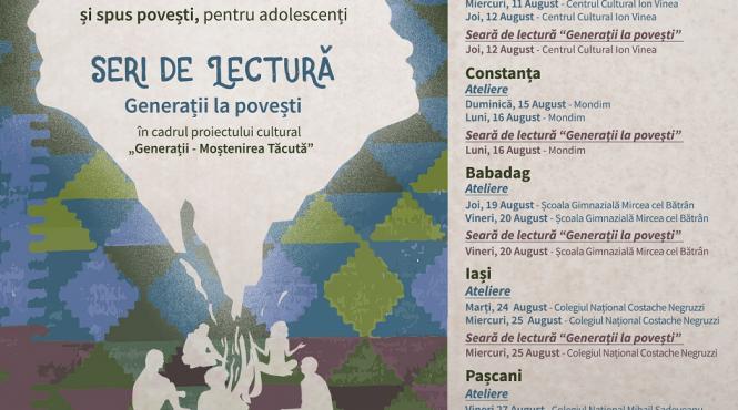 spectacol de teatru generatii mostenirea tacuta despre impactul experientelor familiei asupra propriei noastre vieti premiera in bucuresti