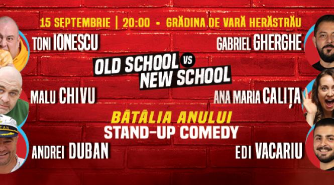 old school vs new school batalia anului in stand up ul romanesc pe 15 septembrie la teatrul de vara constantin tanase din herastrau