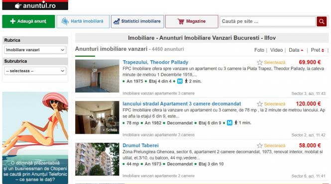 afla cum gasesti rapid cea mai variata oferta de anunturi imobiliare