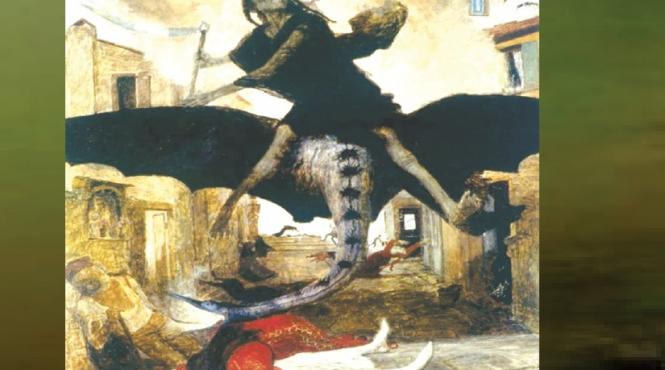 dramatismul valurilor de molime care lichidau asezarile romanesti in timpul ciumei lui caragea