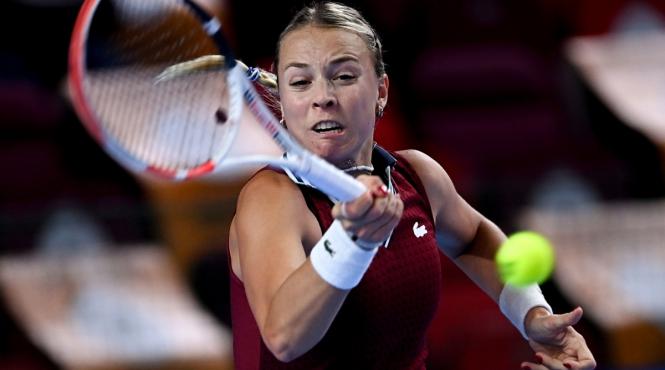anett kontaveit a invins o pe simona halep si a castigat turneul de la transylvania open estonianca s a calificat turneul campioanelor