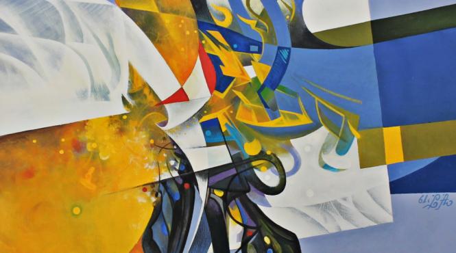 expozitia de arta metamorfoze plastice prezentata in galeria de arta a accademia di romania in roma