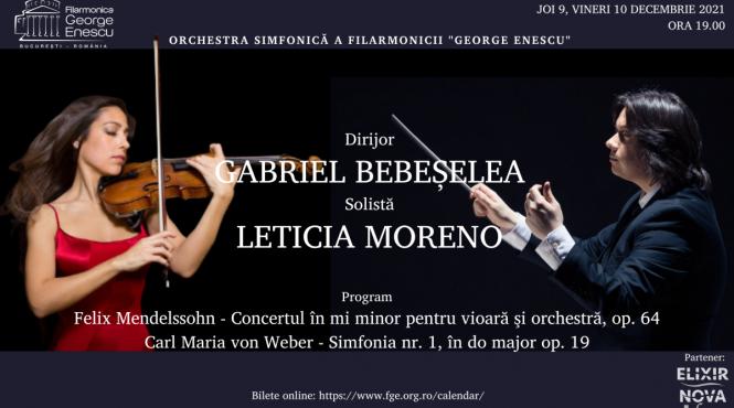 celebra violonista leticia moreno din spania canta in stagiunea filarmonicii george enescu