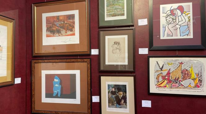 22 litografii de salvador dali scoase la licitatie in bucuresti