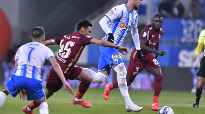 meci nebun in banie universitatea craiova o egaleaza pe cfr cluj in ultimele secunde