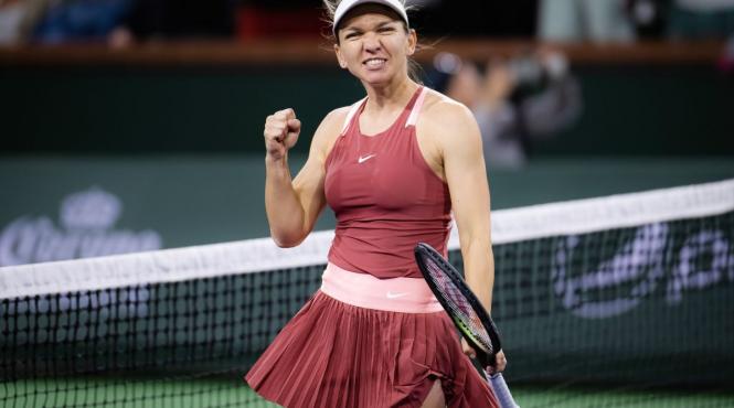 simona halep invingatoare in duelul romancelor