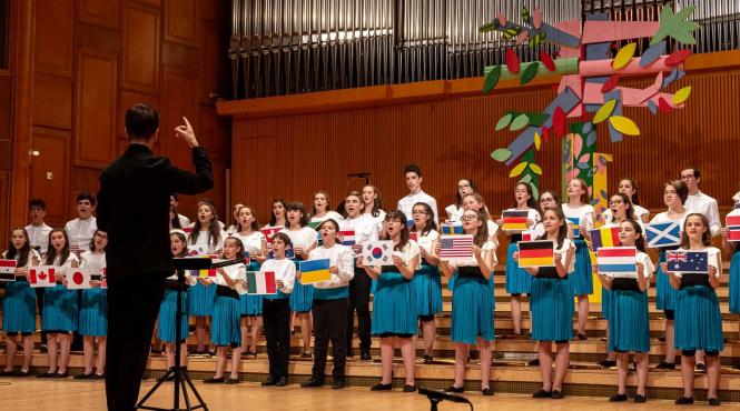 corul de copii radio prezinta un concert emotionant la sala radio prayer rugaciune