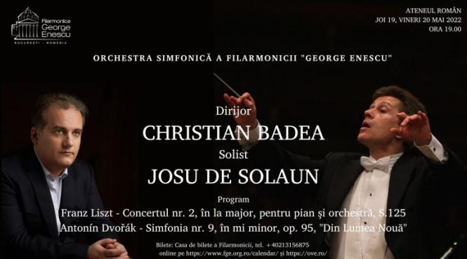 pianistul spaniol josu de solaun liszt a dat masura geniului sau in concertul pe care il voi canta impreuna cu christian badea la ateneul roman