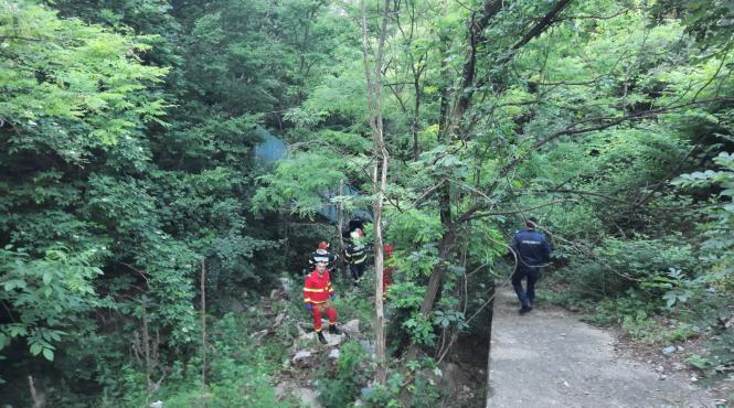 un mort si doi raniti dupa ce o masina de gunoi a cazut intr o rapa in caras severin