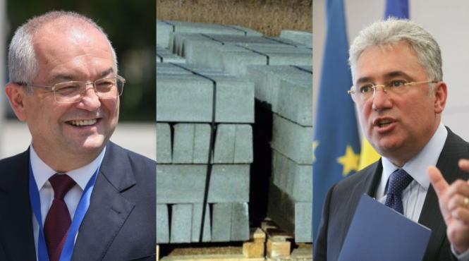 primaria lui emil boc cumpara borduri si pavele de la o companie controlata de familia lui adriean videanu