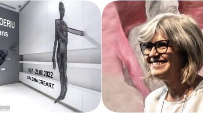 expozitia humans anca boeriu la galeria creart