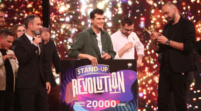 sergiu mirica a castigat primul sezon stand up revolution si premiul de 20 000 de euro