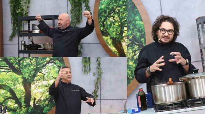 sezon aniversar chefi la cutite din toamna la antena 1 sorin bontea florin dumitrescu si catalin scarlatescu sarbatoresc reuniunea de 10 ani cu cea mai savuroasa competitie culinara