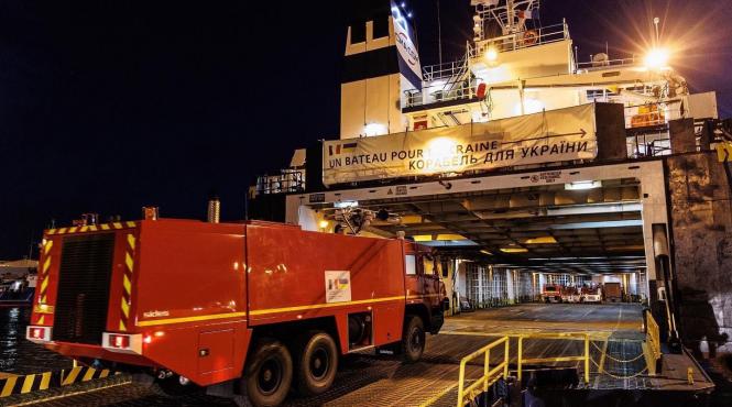 cea mai mare nava cu ajutoare pentru ucraina a ajuns in portul constanta