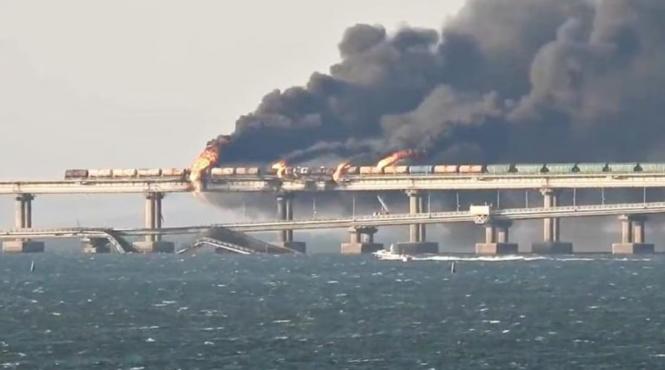 fsb anunta arestarea a 8 persoane suspecte de organizarea exploziei de pe podul crimeei reactia kievului