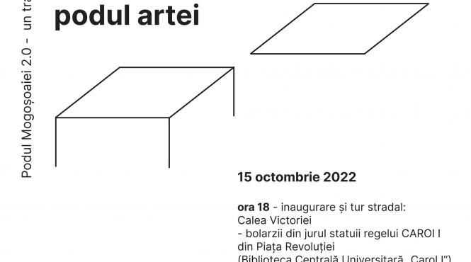 traseul cultural podul mogosoaiei 2 0 continua cu podul artei pe calea victoriei