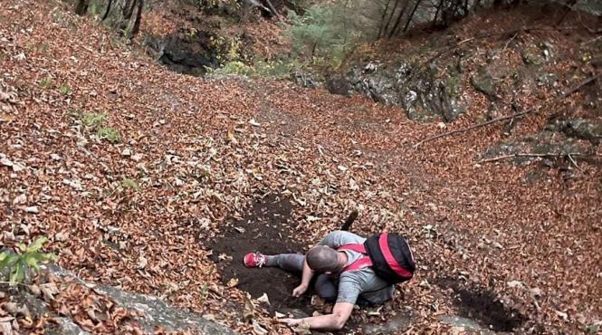 interventie la limita la busteni fara echipament un bucurestean a cazut in jepii mici