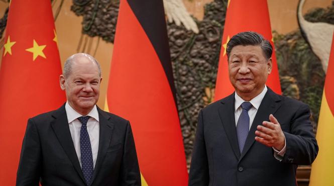 olaf scholz a prezentat prioritatile vizitei oficiale in china