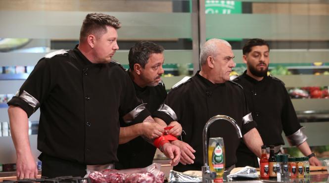chefi la cutite lider de audienta cu editia in care chefii au pus in joc patru amulete chef florin dumitrescu a castigat battle ul si a salvat o concurenta de la eliminare