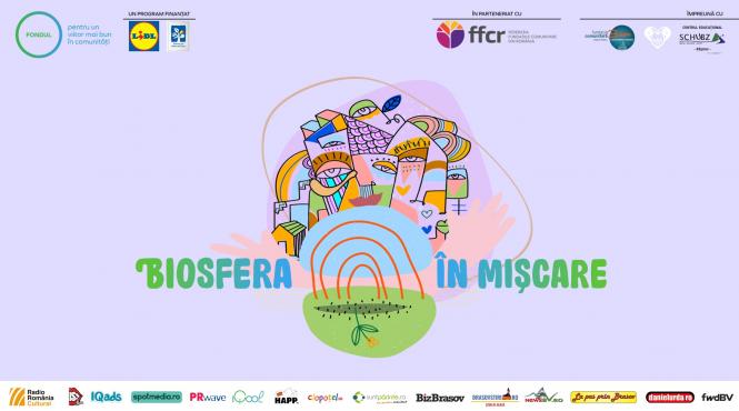 biosfera in miscare un proiect comunitar ce prezinta relatia cu mediul inconjurator dansata de copiii din rasnov