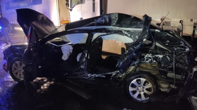 accident mortal dambovita doi barbati murit imact tir