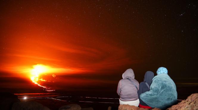 eruptie vulcan mauna loa atractie turisti