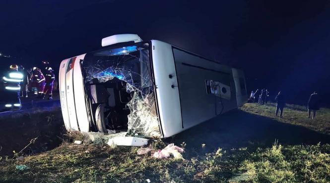 accident autocar arad plan rosu 10 decembre 2022