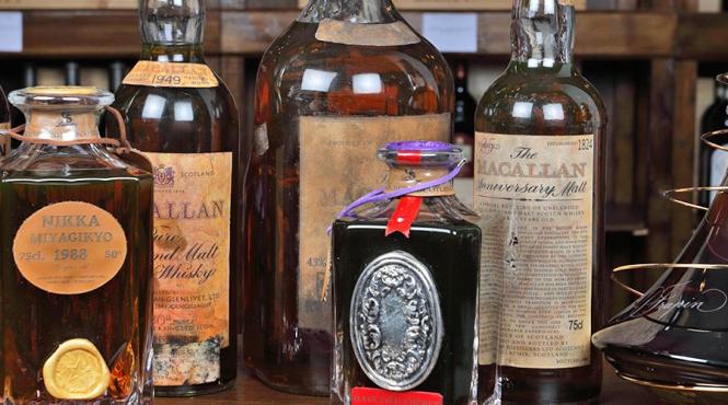 whisky uri rare si vinuri de colectie pentru masa de sarbatoare