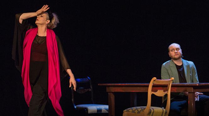 premiera spectacolului pasari calatoare la teatrul evreiesc de stat