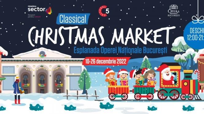 targul de craciun de pe esplanada operei si a anuntat programul artistic din aer liber