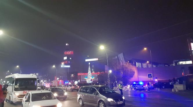 alerta evacuare mall sun plaza alarma incendiu