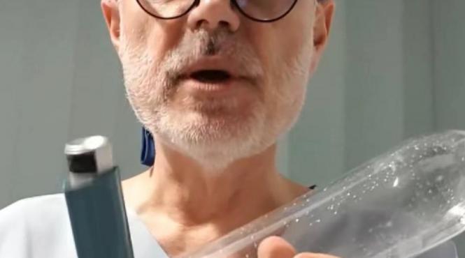 spray inhalare corect niciodata gura dispozitiv mihai craiu tutorial