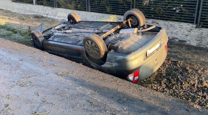 masina rasturnata sant focsani