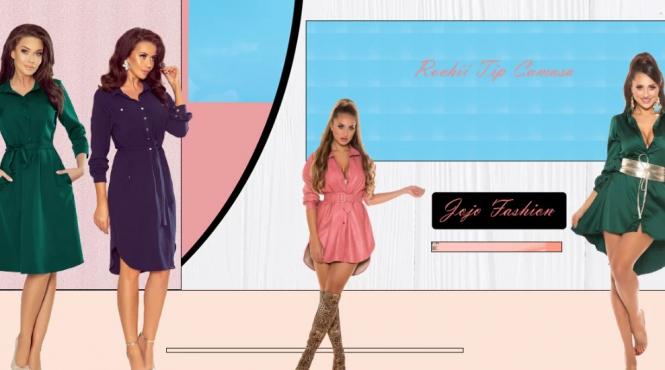 rochiile tip camasa pot fi purtate in oras in sezonul rece