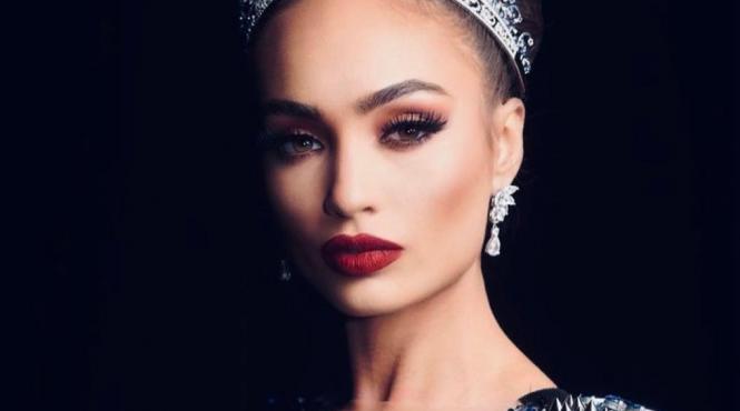 r bonney gabriel miss univers pelerina sticle plastic