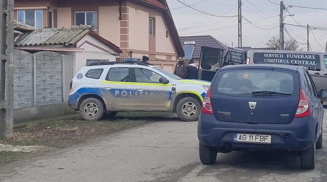 jandarm mort garaj gat taiat locuinta