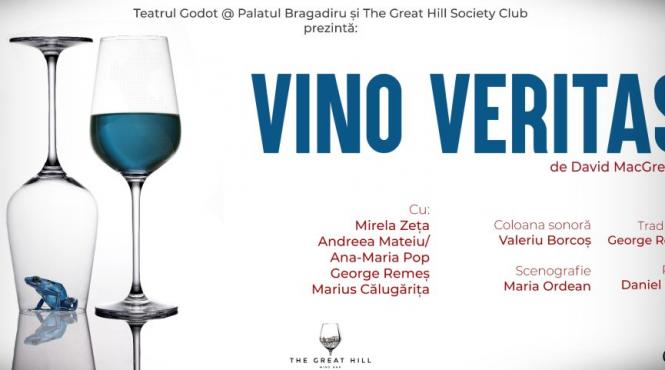 premiera teatrul godot palatul bragadiru vino veritas david macgregor