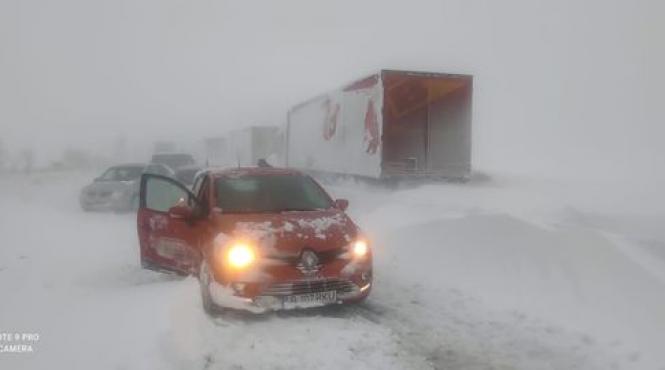 tir derapat trafic blocat dn2