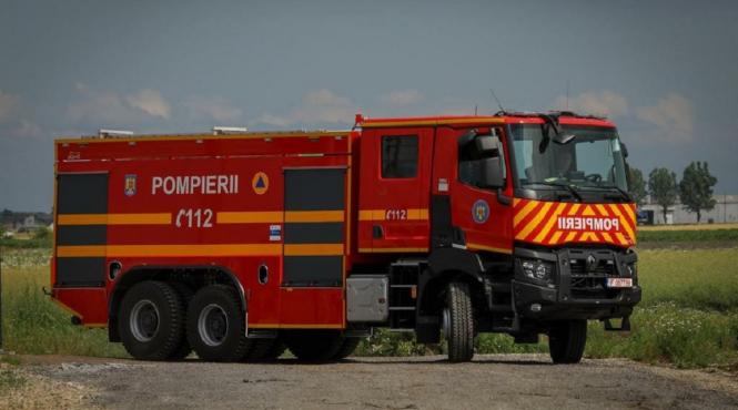 incendiu depozit echipamente electrice masini ingrasaminte targu mures