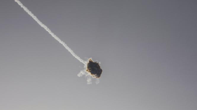 racheta fasia gaza israel interceptata iron dome