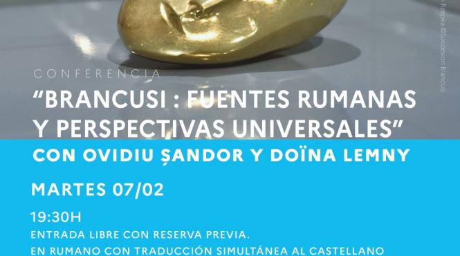 conferinta brancusi institutul cultural roman madrid