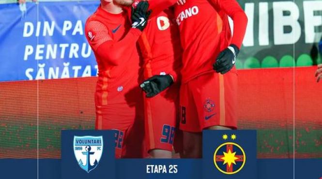 fcsb podium superliga victorie voluntari