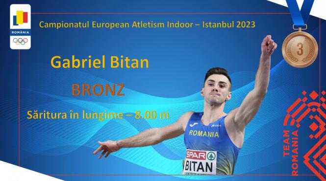 gabriel bitan a castigat medalia de bronz la saritura in lungime la europenele de atletism de la istanbul