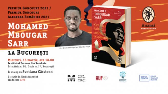 mohamed mbougar sarr castigator premiu goncourt 2021 bucuresti