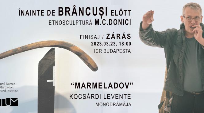 timisoara 2023 brancusi marmeladov one man show
